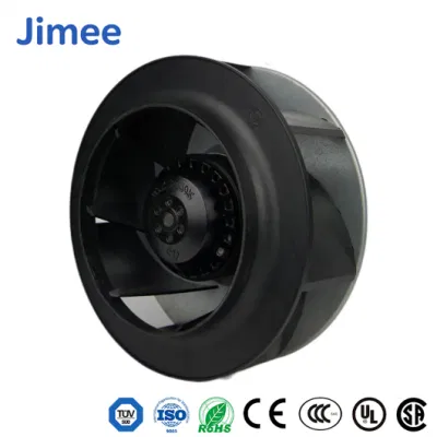 Jimee Motor China Hersteller von axialen Lüftungsventilatoren Jm120e2a1 58 (DBA) Geräuschpegel EC-Radialventilatoren PBT-Kunststoff 30 Industrieventilator für Klimaanlagen